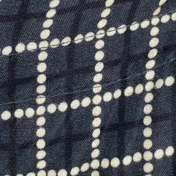 MAISON KITSUNE Skirt 36 A-Line Check Midi Button Front Viscose Black - Picture 8 of 12